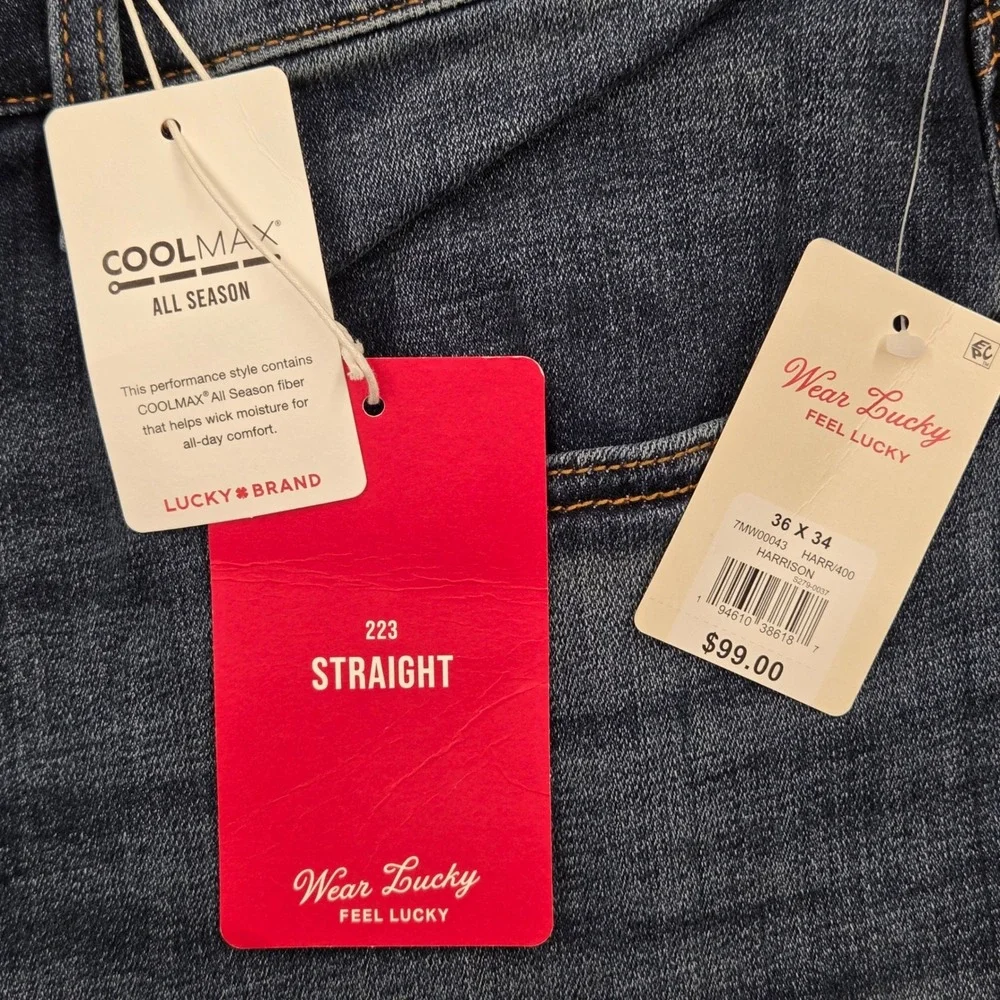 Lucky Brand Men’s Straight Jeans - Blue